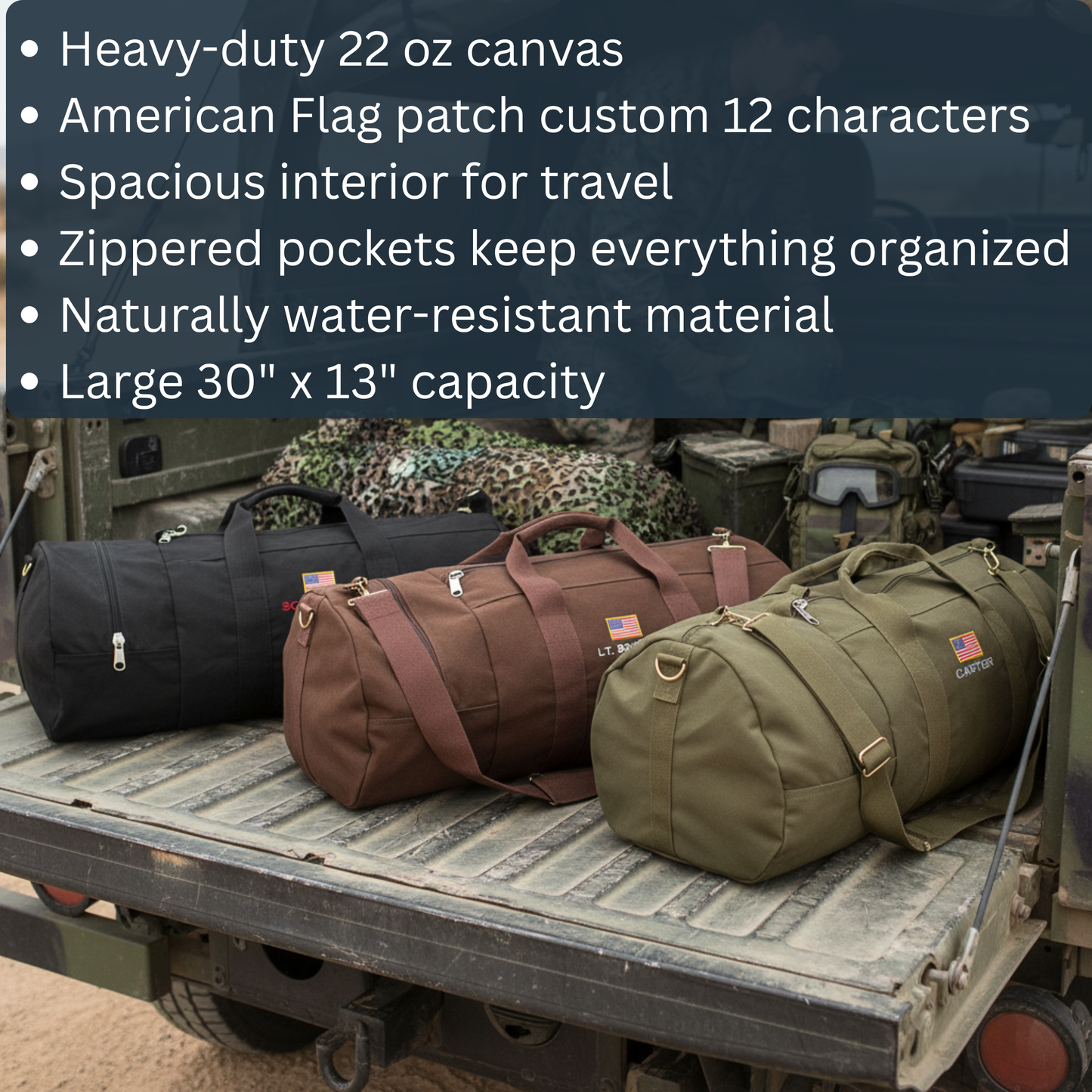 Military Loadout Duffle Bag