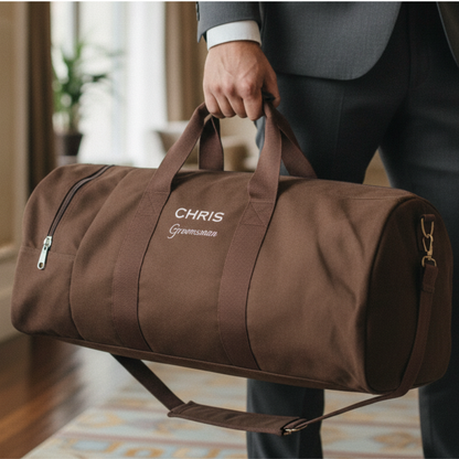 Canvas Groomsman's Getaway Bag