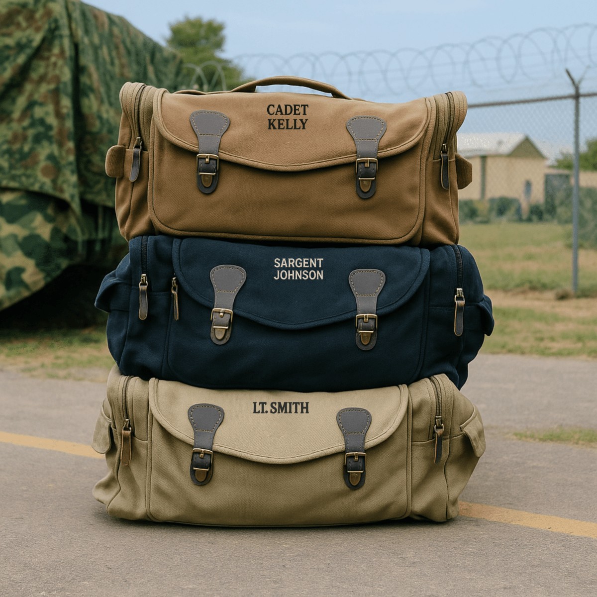 Heavy - Duty Military Duffle Bag - Duffel Bags - GroomsDay