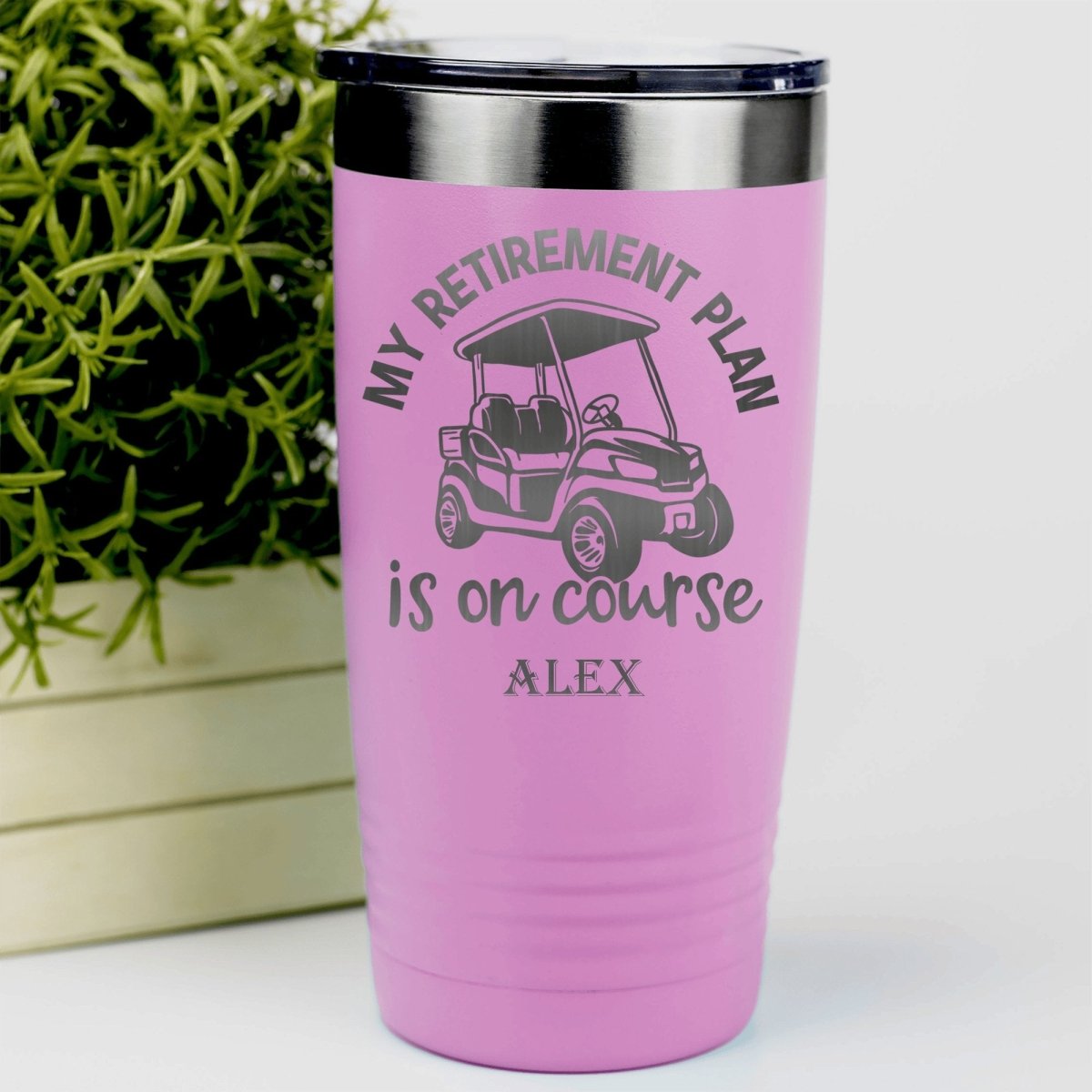My Retirement Plan Is On Course Tumbler - Golf Tumblers - GroomsDay