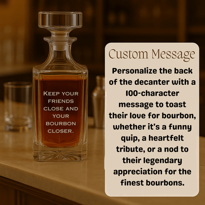 Personalized Bourbon Decanter - Decanter - GroomsDay