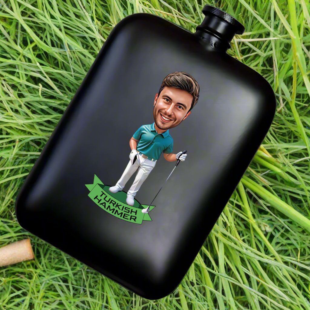 Fairway Face Flask