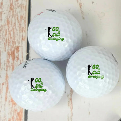 Swinging Birthday Golf Balls - Golf - GroomsDay