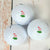 Birthday-themed golf balls with ultra-soft feel, superior distance, and excellent greenside control.