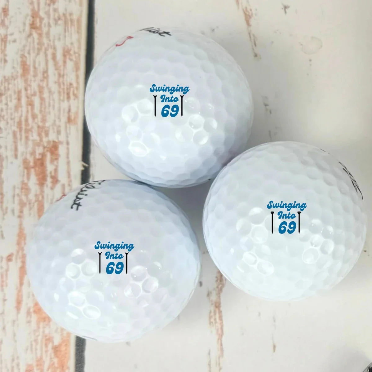 Swinging Birthday Golf Balls - Golf - GroomsDay