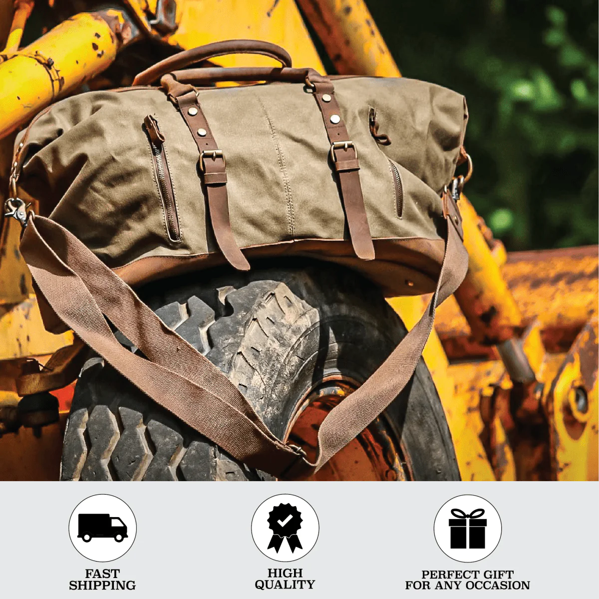 Workhorse Monogrammed Weekender Bag