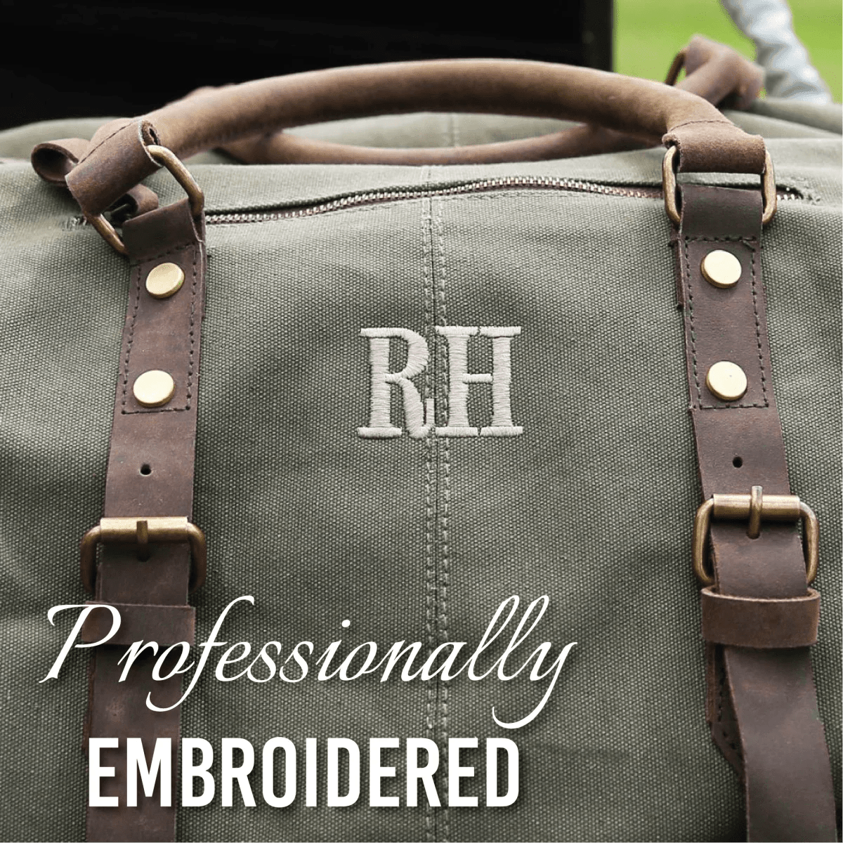 Workhorse Monogrammed Weekender Bag - Duffel Bags - GroomsDay