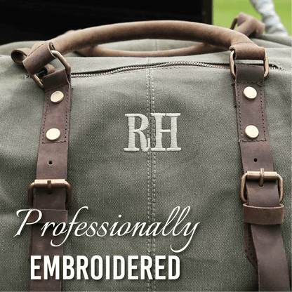 Workhorse Monogrammed Weekender Bag - Duffel Bags - GroomsDay