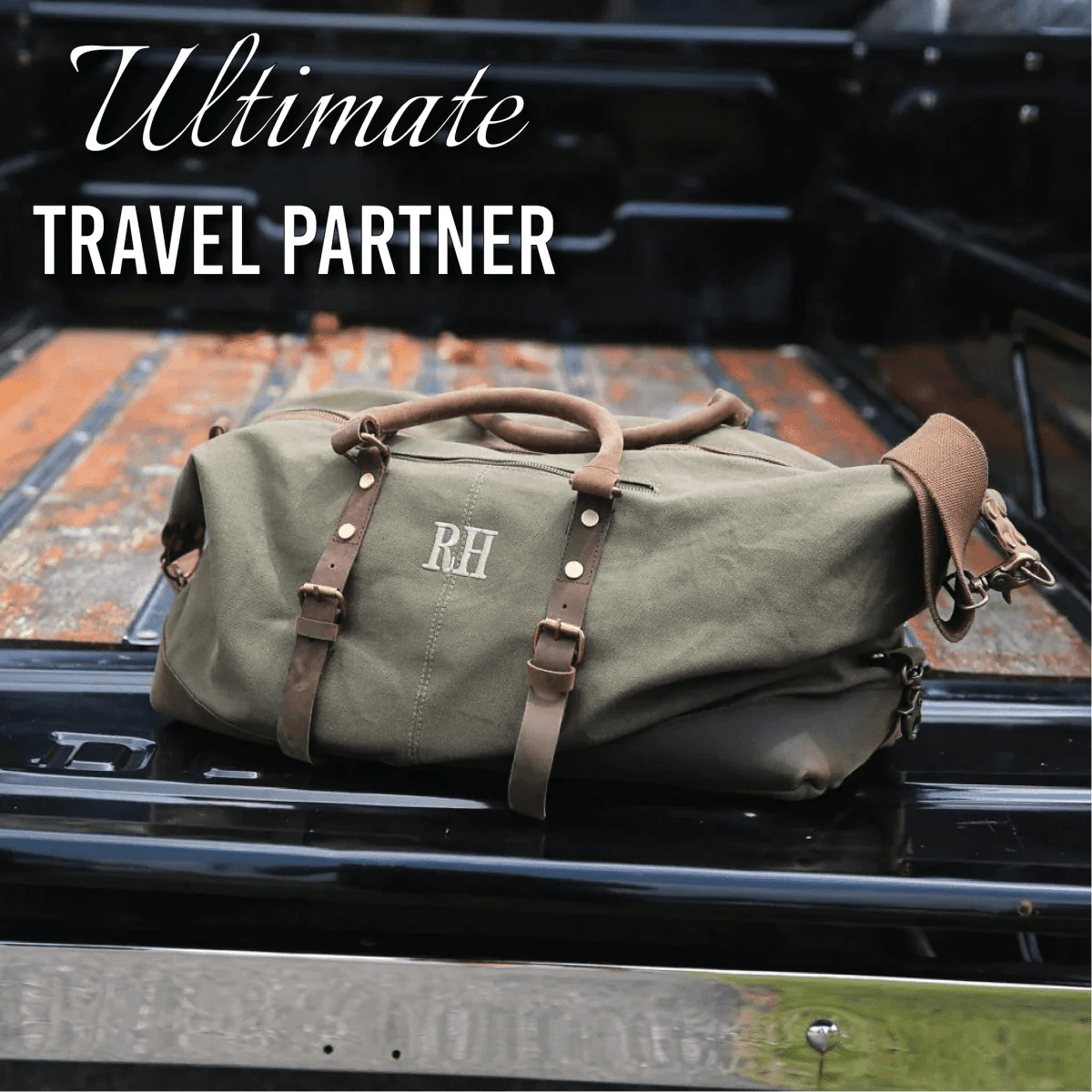 Workhorse Monogrammed Weekender Bag - Duffel Bags - GroomsDay