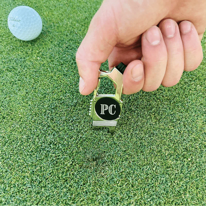 Versatile Monogrammed Golf Multi Tool – 5 - in - 1 Custom Divot Tool - Golf - GroomsDay