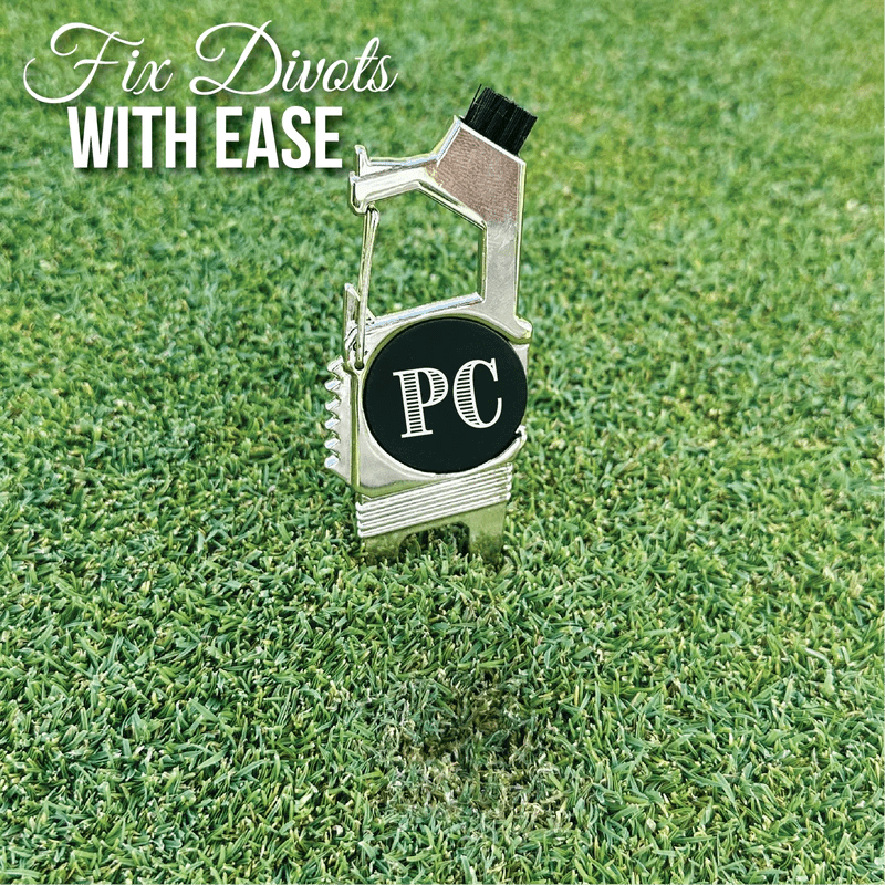 Versatile Monogrammed Golf Multi Tool – 5-in-1 Custom Divot Tool