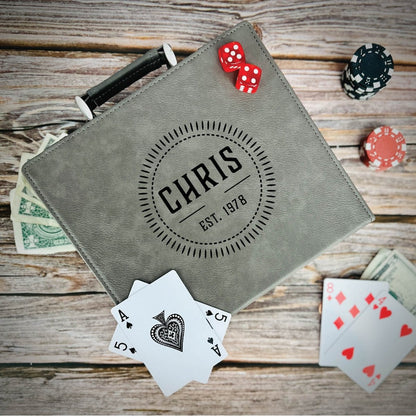 Personalized Poker Set - poker - GroomsDay