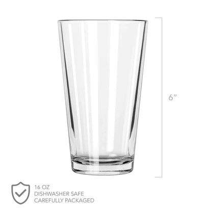 The Man, Myth, Legend Pint Glass - Drinking Glass - GroomsDay