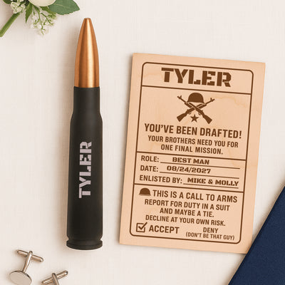 Military Groomsmen Draft Proposal - Groomsmen Proposal - GroomsDay