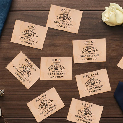 Suit Up Shot Proposal - Groomsmen Proposal - GroomsDay