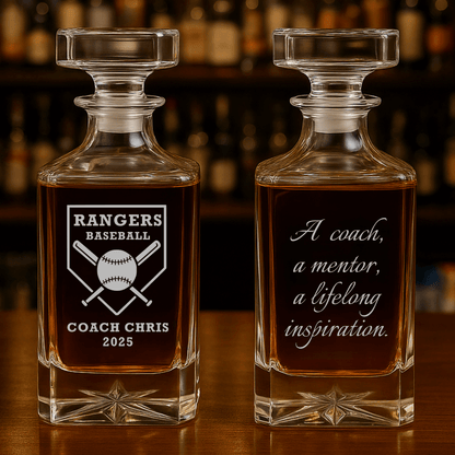 The Grand Slam Baseball Decanter - Baseball - GroomsDay