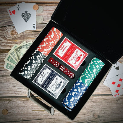 Personalized Poker Set - poker - GroomsDay