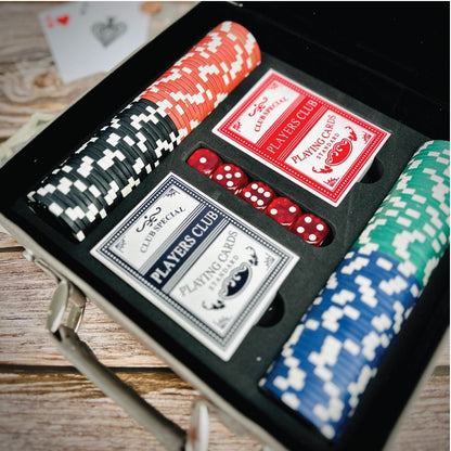 Personalized Poker Set - poker - GroomsDay