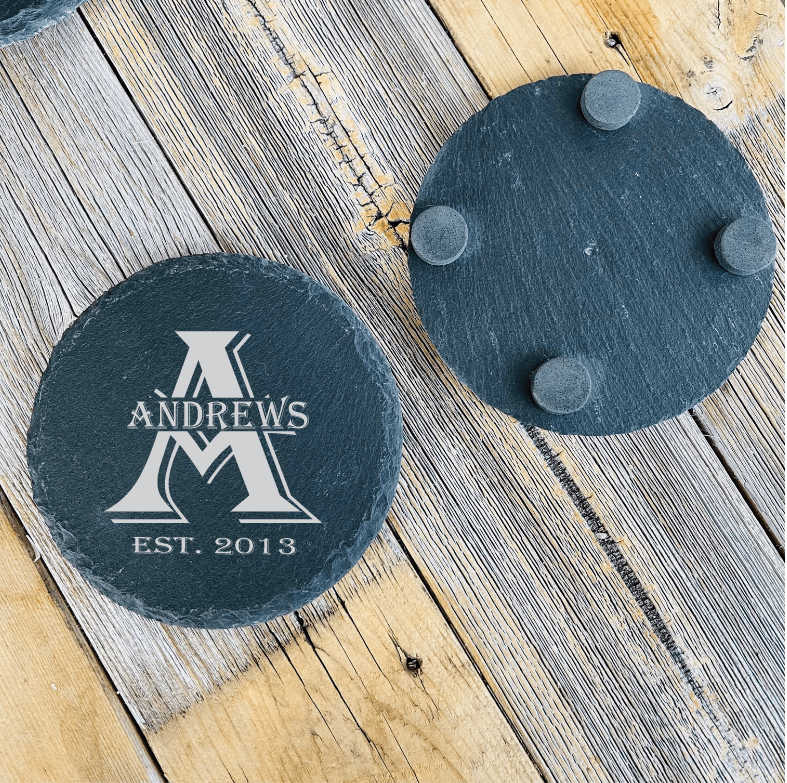 Slate Coaster Set - GroomsDay