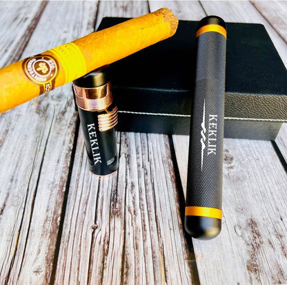 Cigar Accessories Gift Set - Cigar Case - GroomsDay