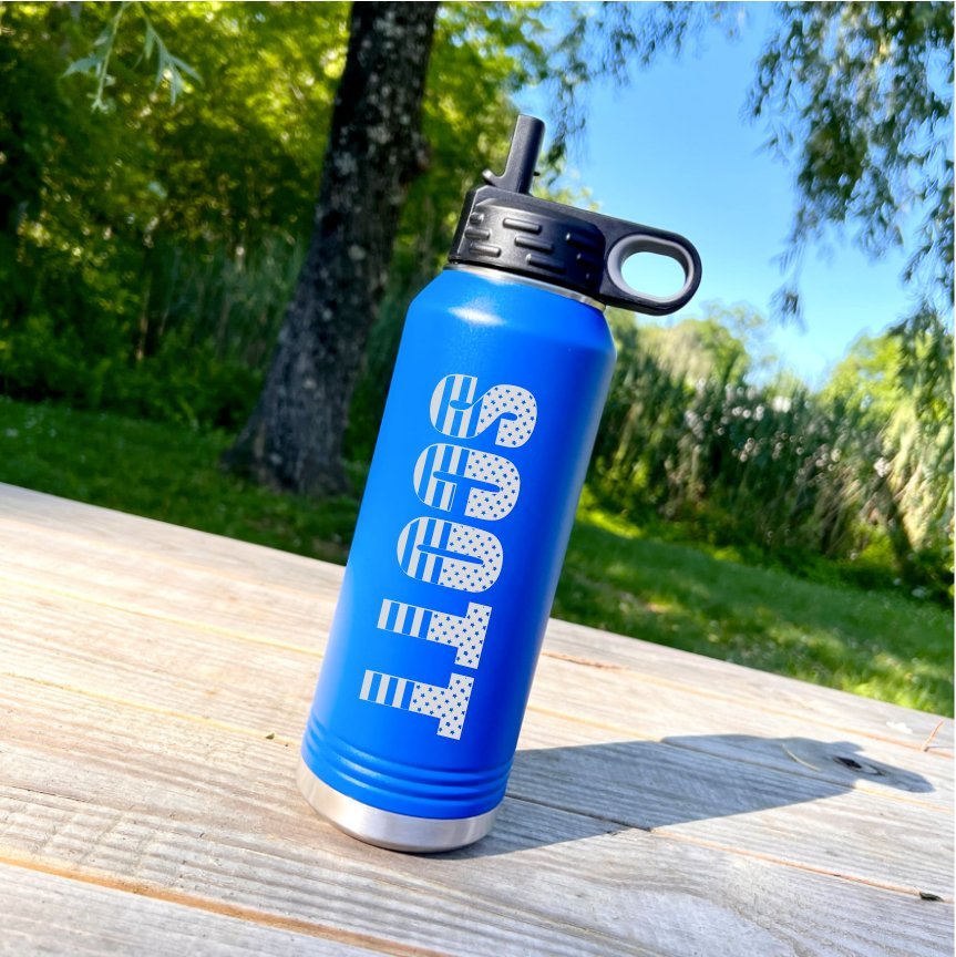 Cool Custom Water Bottle - Water Bottle - GroomsDay