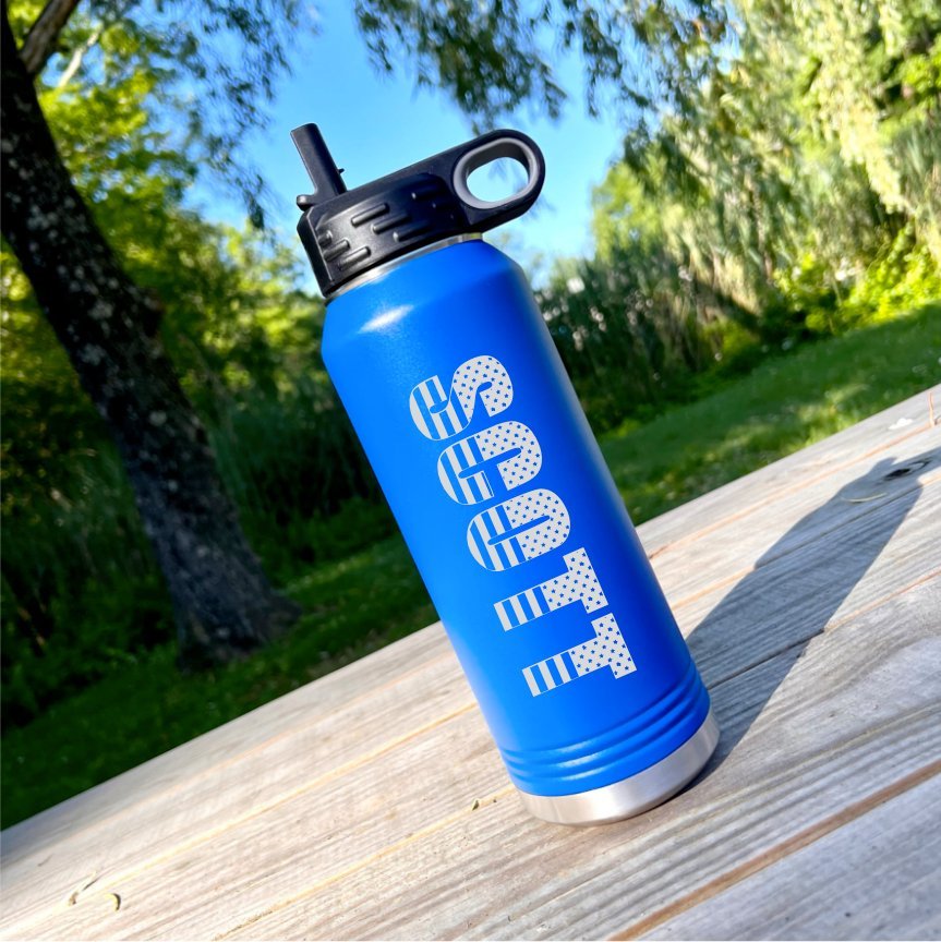 Cool Custom Water Bottle - Water Bottle - GroomsDay