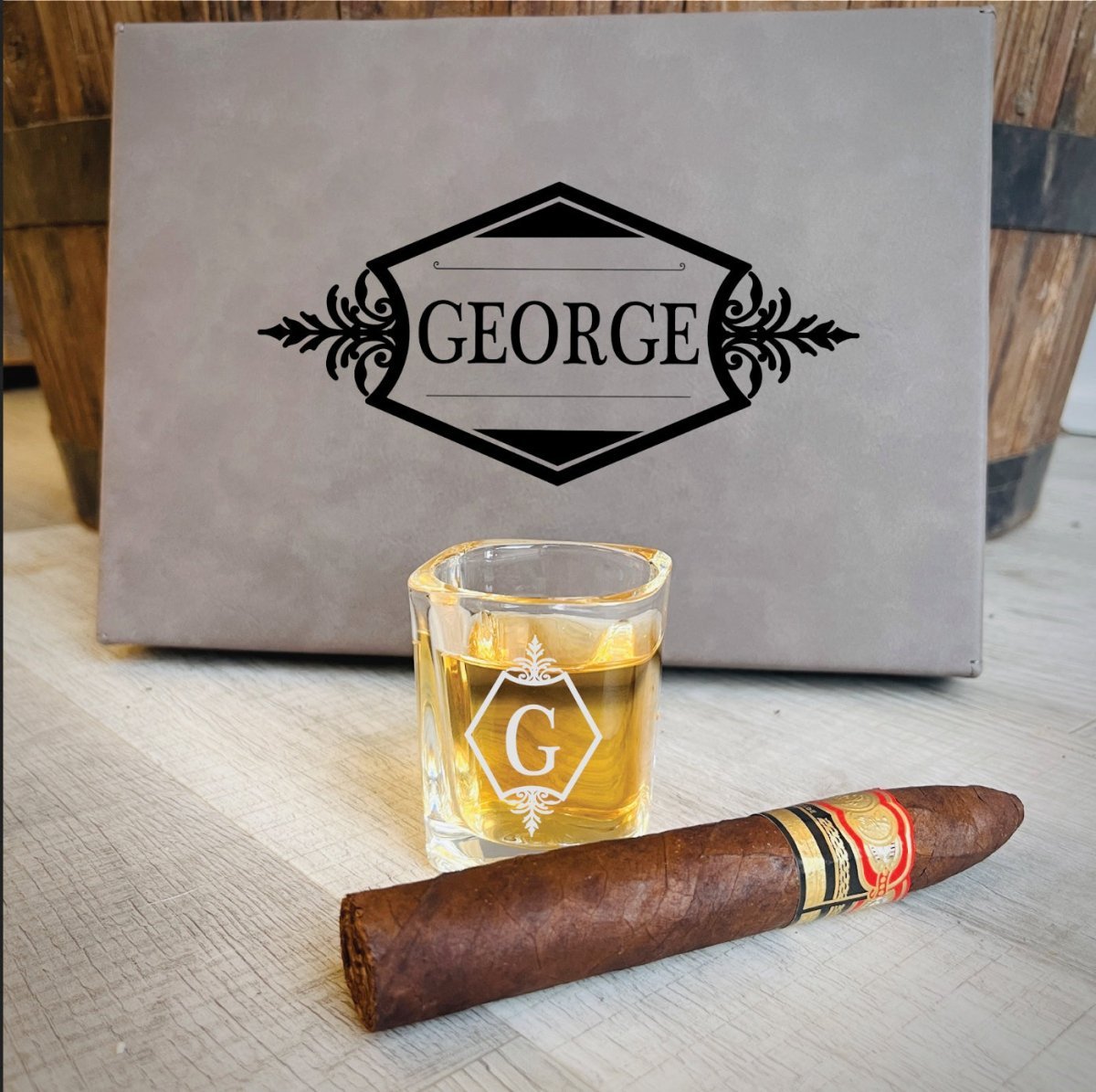 Personalized Shot Glass Set - Gift Set - GroomsDay