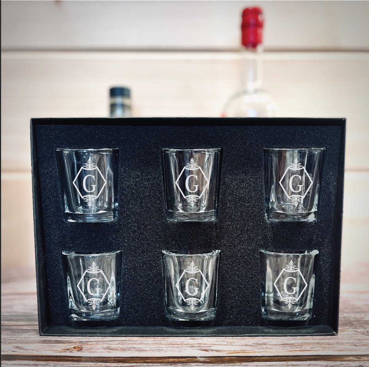Personalized Shot Glass Set - Gift Set - GroomsDay