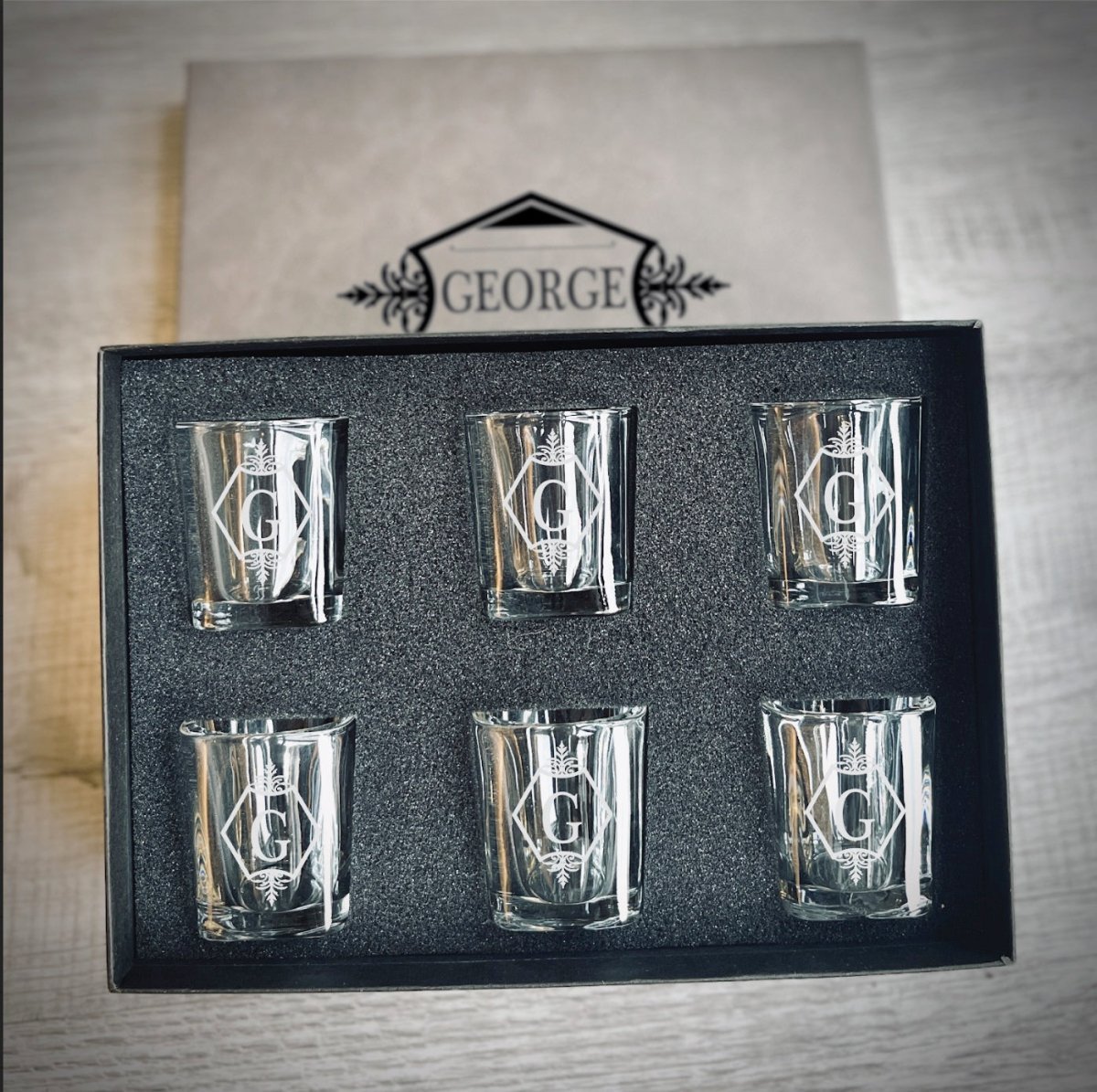 Personalized Shot Glass Set - Gift Set - GroomsDay