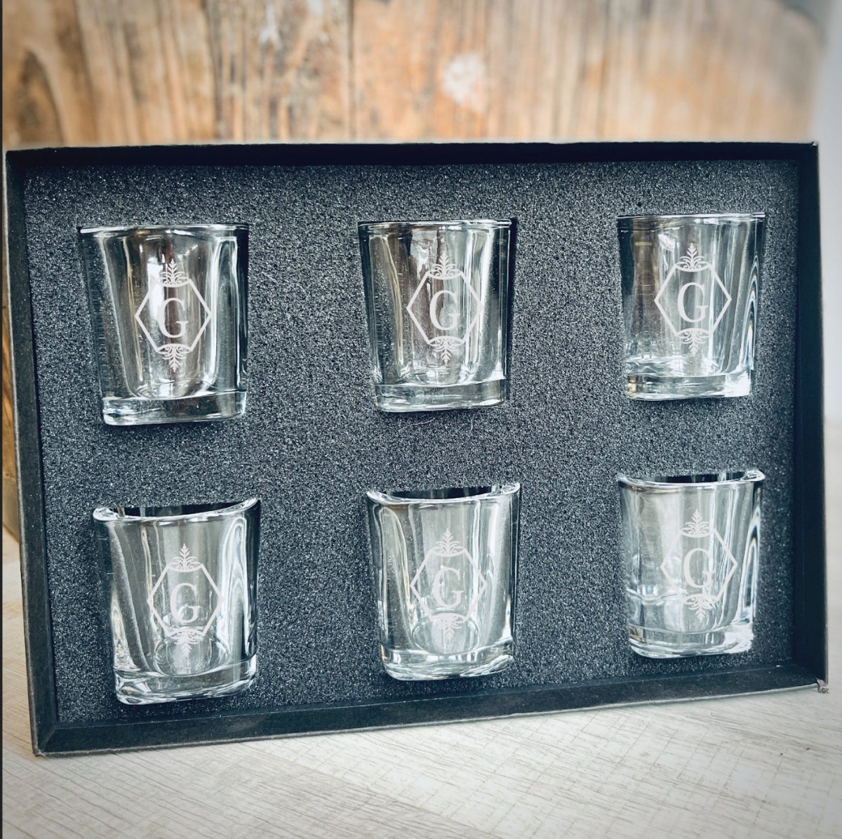 Personalized Shot Glass Set - Gift Set - GroomsDay
