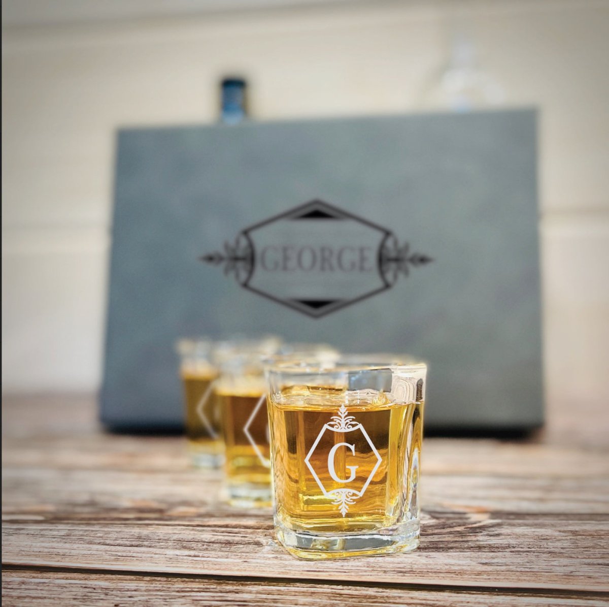 Personalized Shot Glass Set - Gift Set - GroomsDay