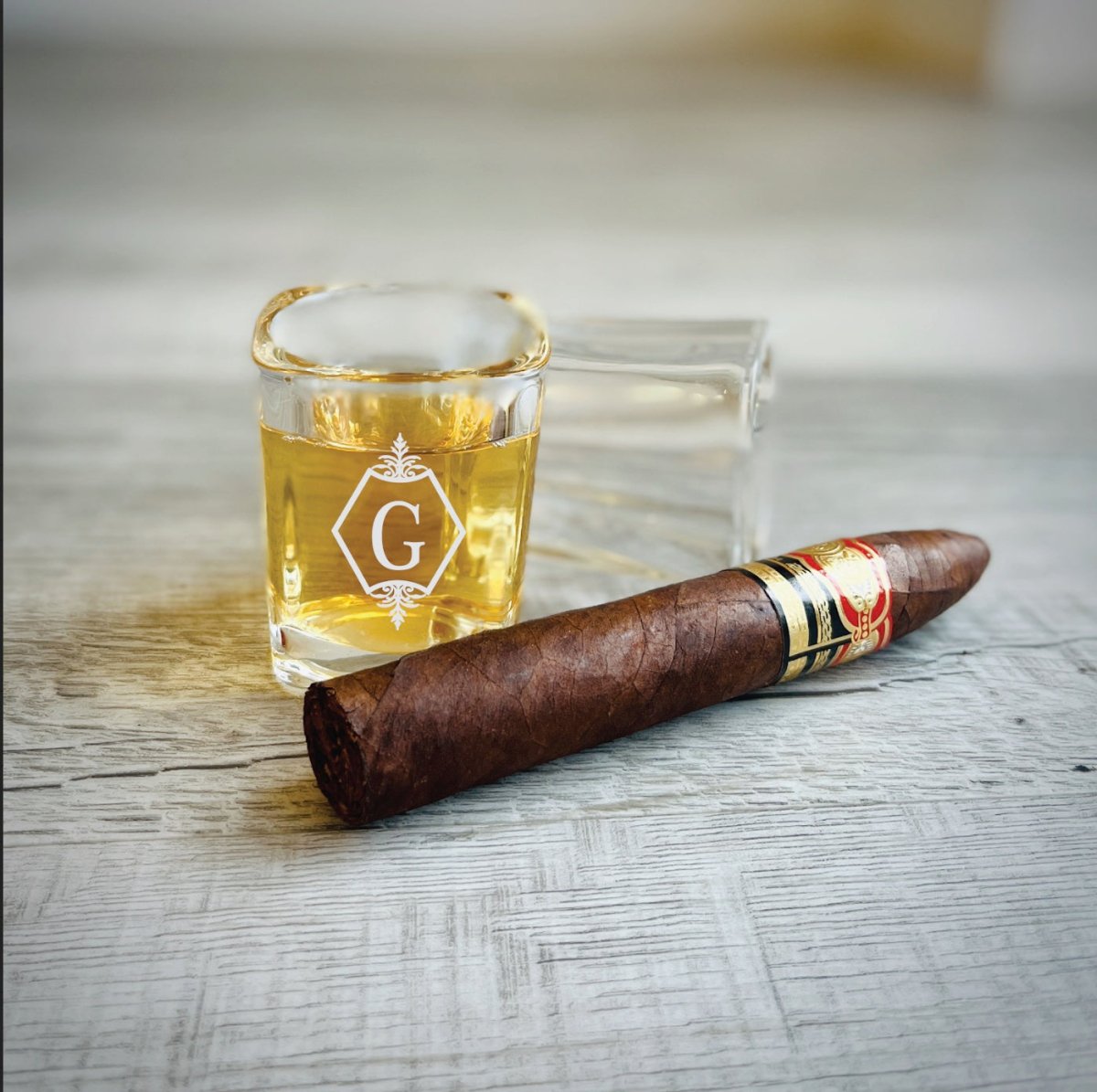 Unique Personalized Shot Glass Set Customized Gift Set Gifts for Men by Groovy Guy