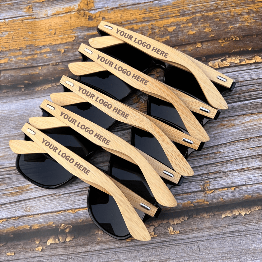 Custom Logo Sunglasses - Logo - GroomsDay