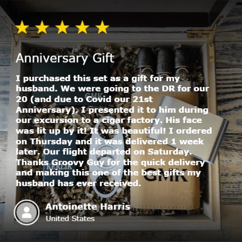 Midnight Smoker Gift Set - Cigar - GroomsDay