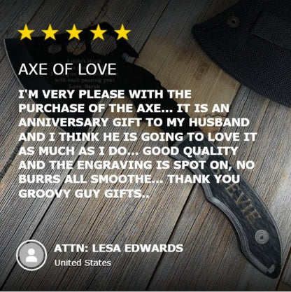Axe Of Love - Anniversary - GroomsDay