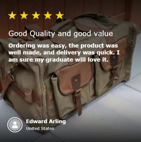 Personalized Canvas Carry - On Bag - Duffel Bags - GroomsDay