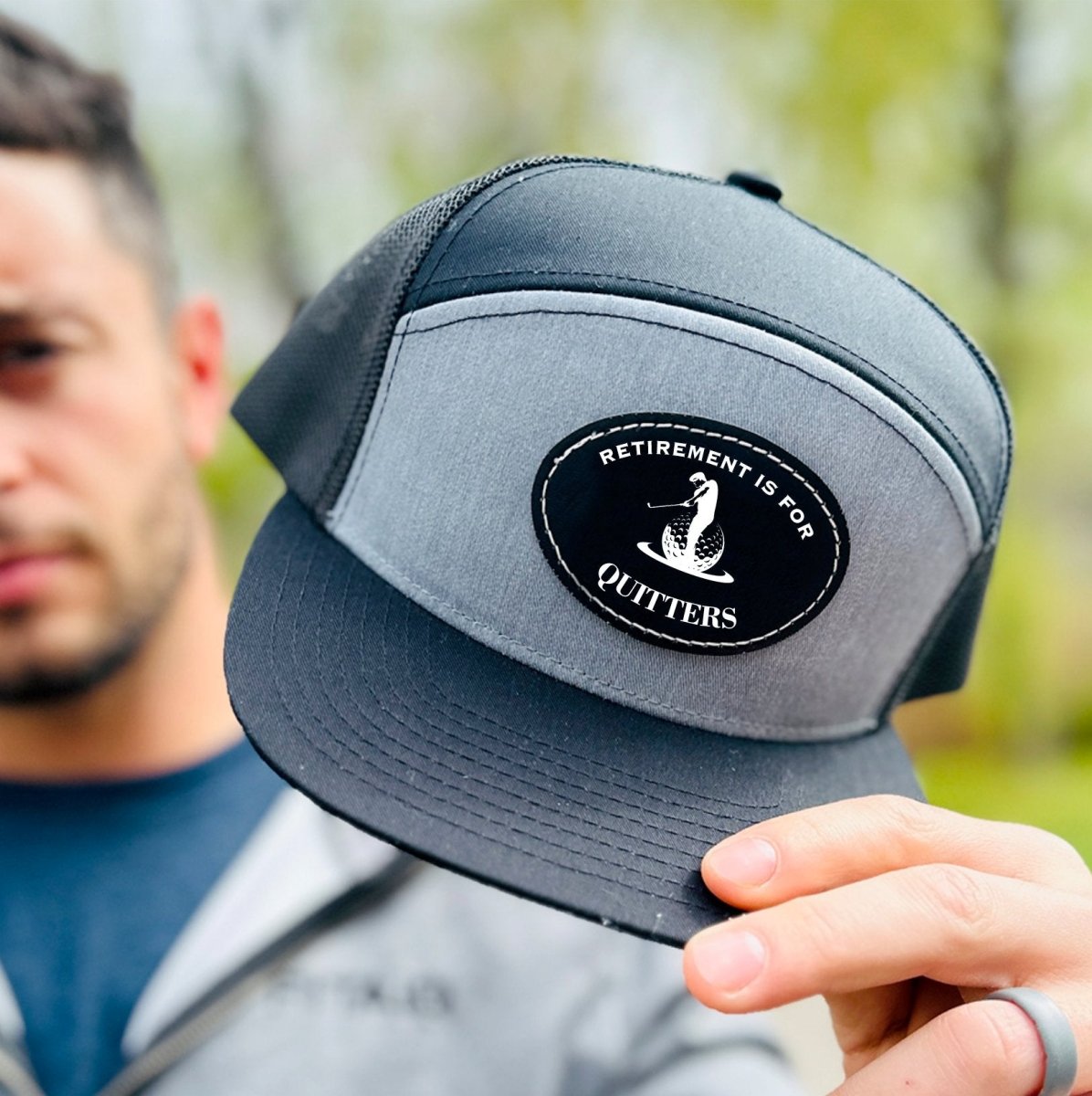 Retirement is for Quitters Golf Hat - GroomsDay