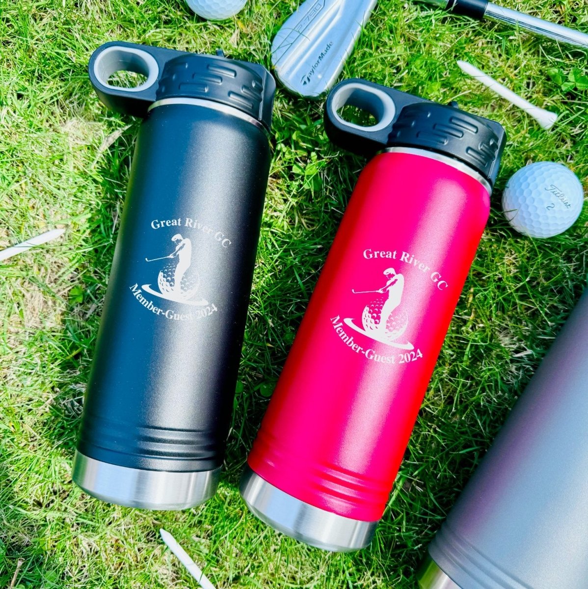 Golf Tournament Water Bottle - Golf Water Bottles - GroomsDay