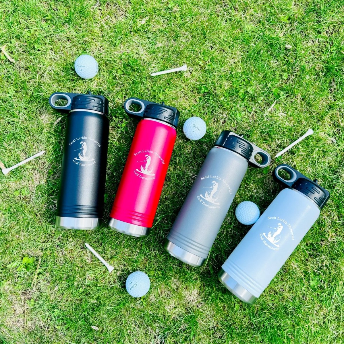 Golf Tournament Water Bottle - Golf Water Bottles - GroomsDay