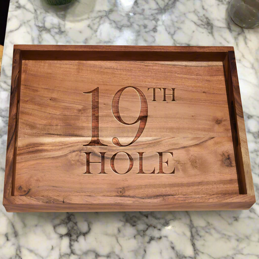 19th Hole Bar Tray