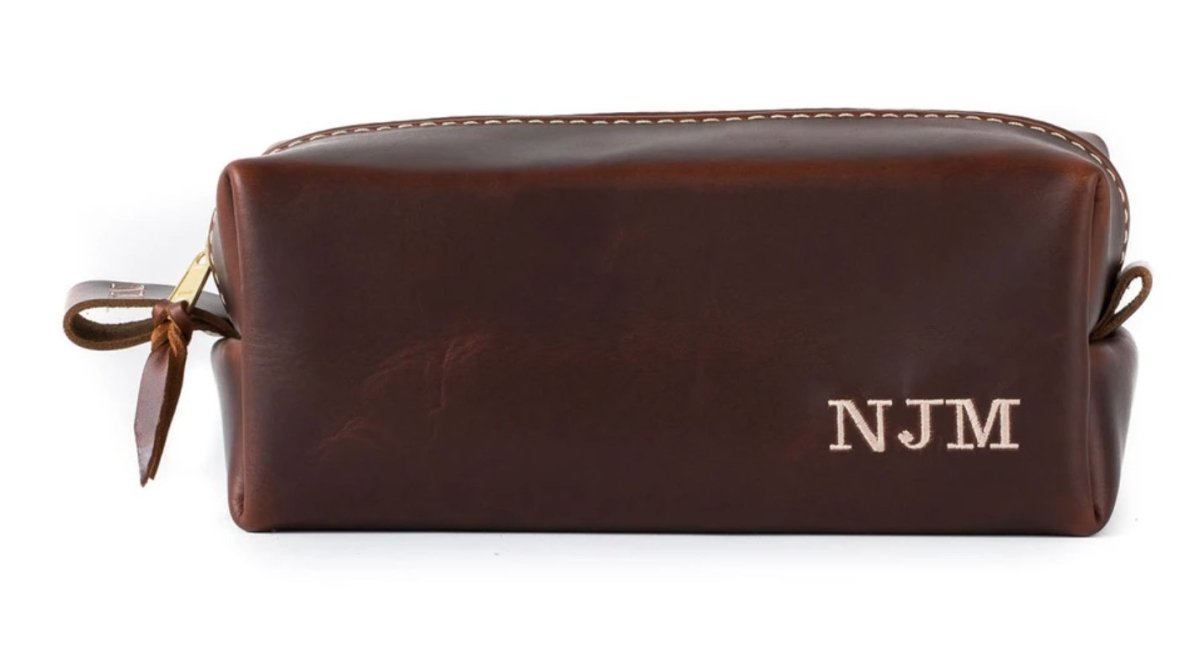 Genuine Leather Travel Marvel - Toiletry Bag - GroomsDay