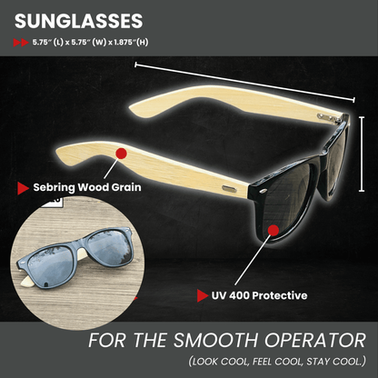 Custom Logo Sunglasses - Logo - GroomsDay