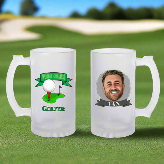 Golf Beer Mug - Groomsmen Gifts - GroomsDay