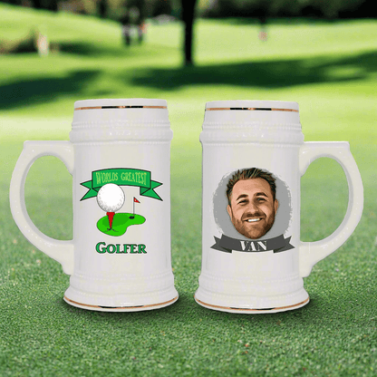 Golf Beer Mug - Groomsmen Gifts - GroomsDay