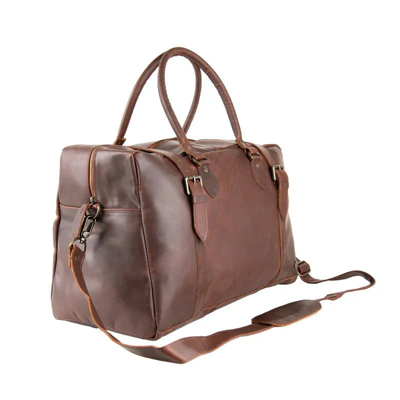 Custom Leather Duffle - Duffel Bags - GroomsDay