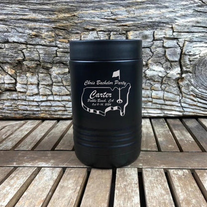 Golfers Bachelor Can Cooler
