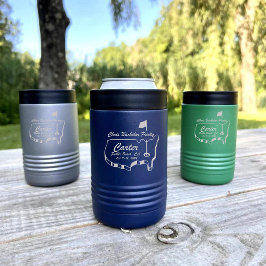 Golfers Bachelor Can Cooler