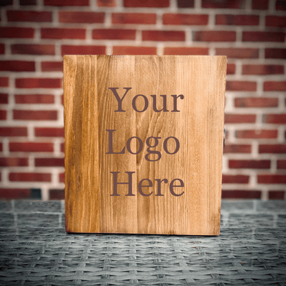 Custom Logo Decanter Box Set - Corporate Gift - GroomsDay