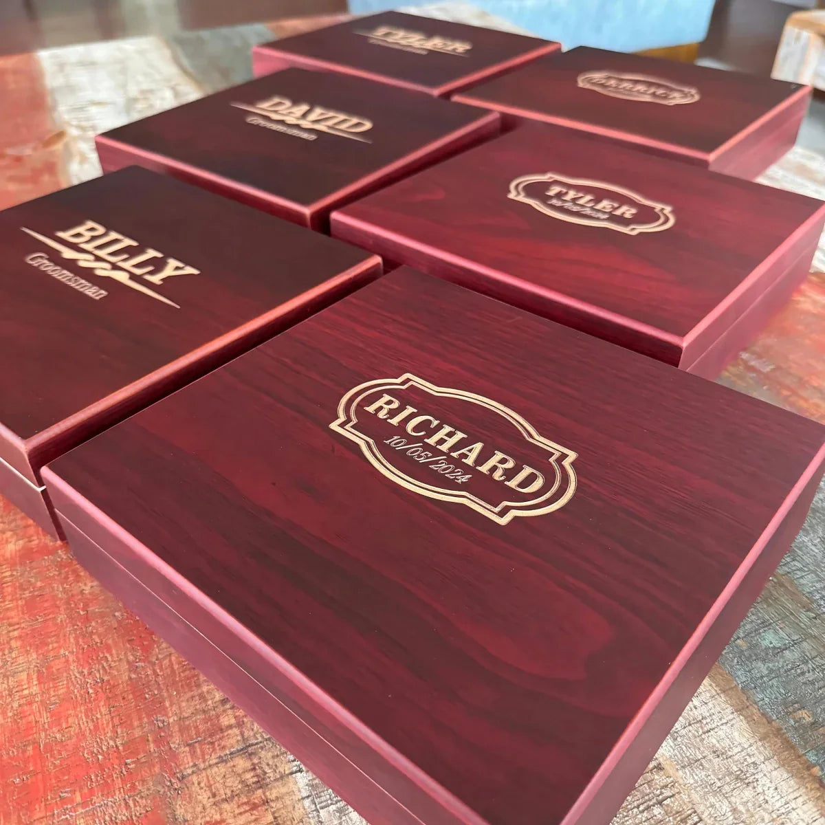 Personalized Keepsake Box - Gift Box - GroomsDay