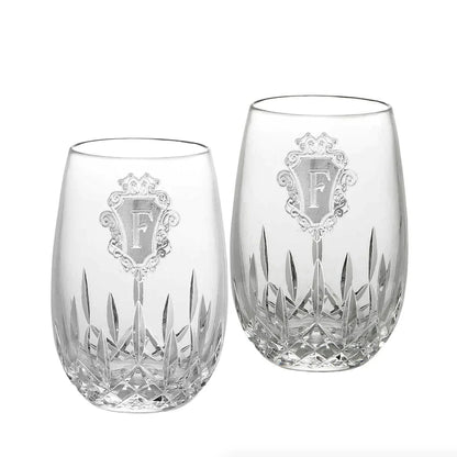 Waterford Lismore Nouveau Stemless Glass Set - Glassware - GroomsDay
